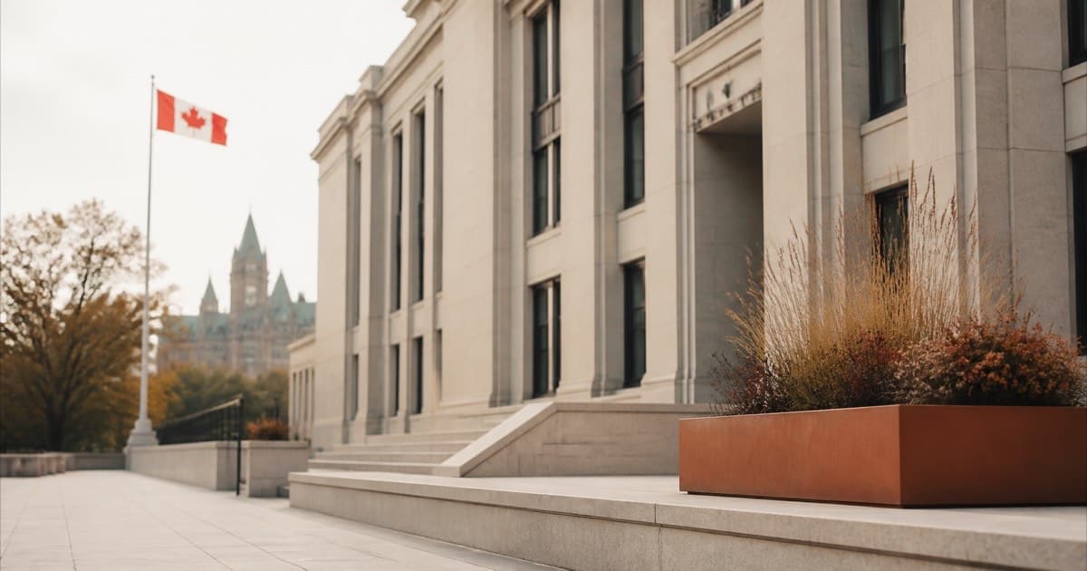 Exterior of a Canadian government building