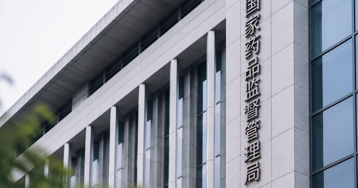 Photo of a government building facade, illustrative rendering — not an official photograph of NMPA headquarters